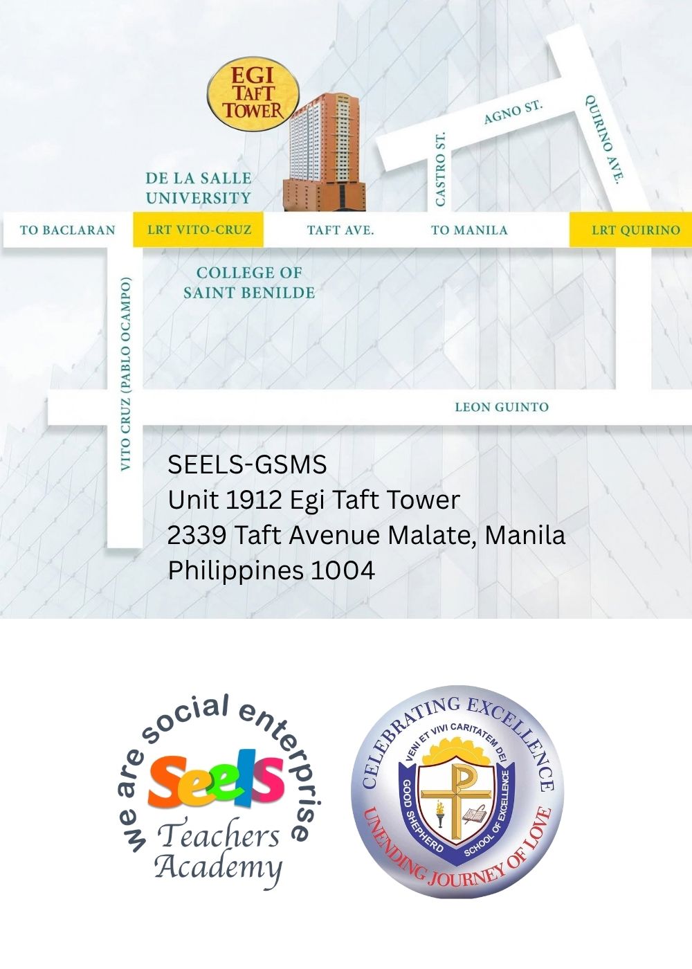 OMMPAC face-to-face training venue at EGI Taft Tower