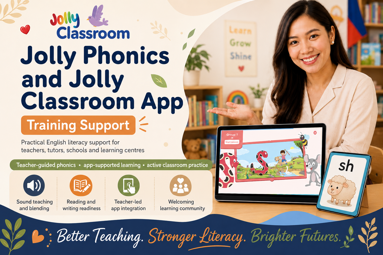 Jolly Phonics and Jolly Classroom teacher onboarding