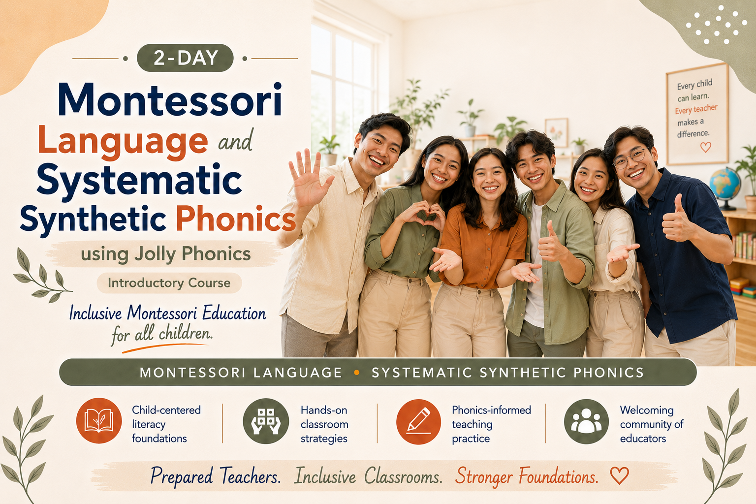 Montessori Language and Jolly Phonics introductory course