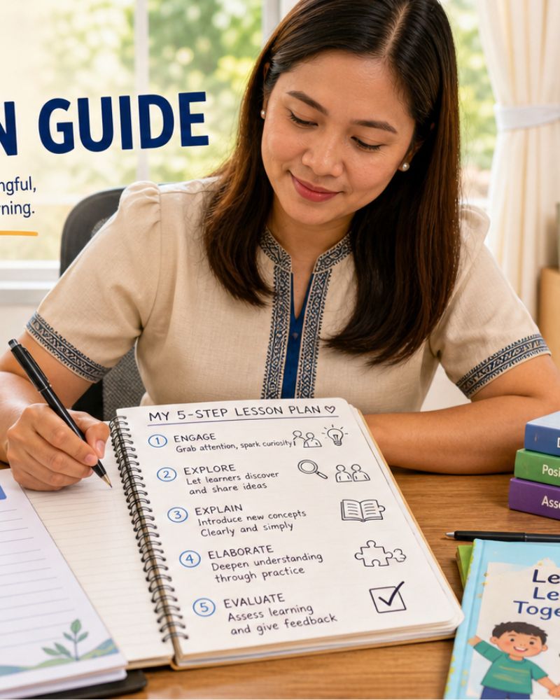 Literacy tutor providing focused one-on-one reading and writing support to a child