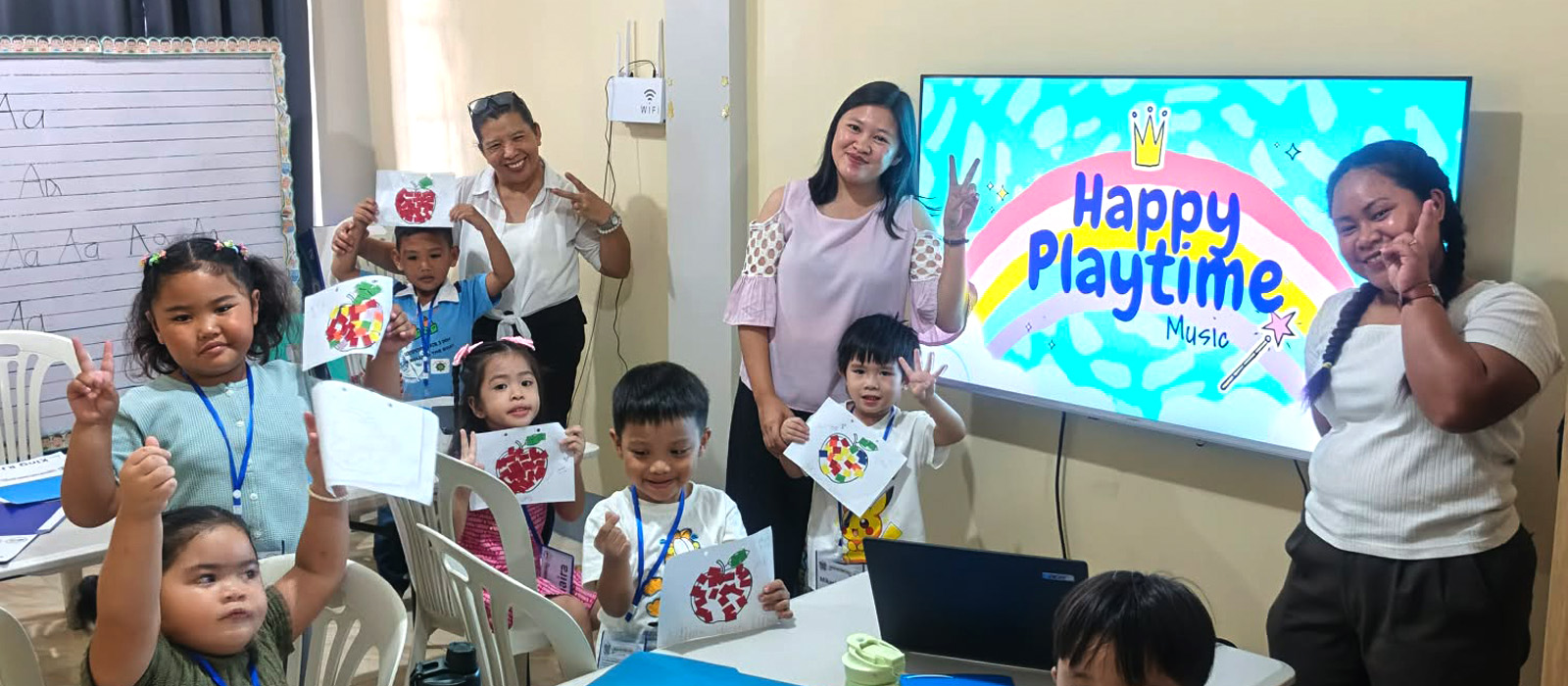 SEELS teacher training, Montessori language activity, phonics demonstration and literacy materials