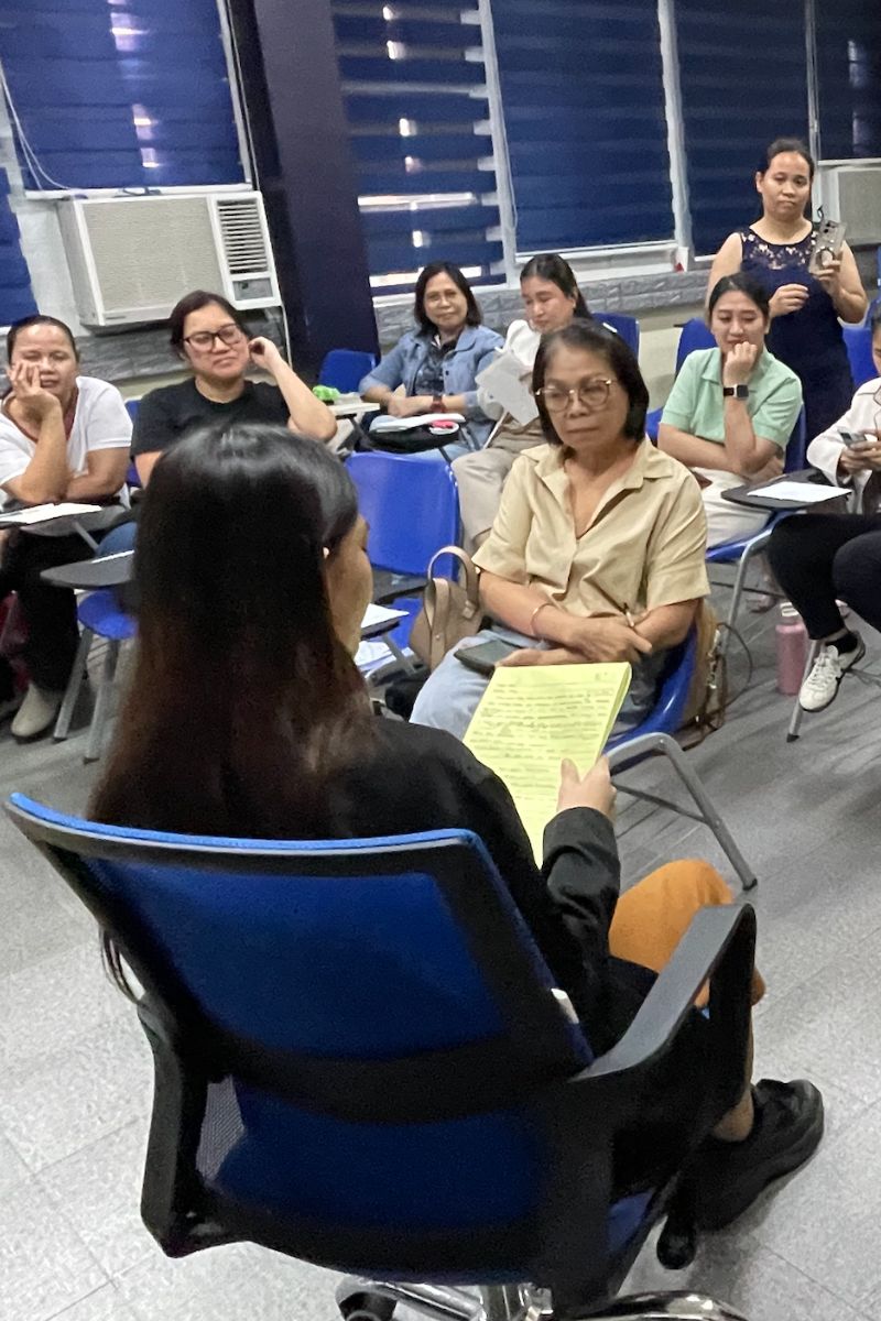 Tunog at Pantig Day 2 lesson planning and implementation training