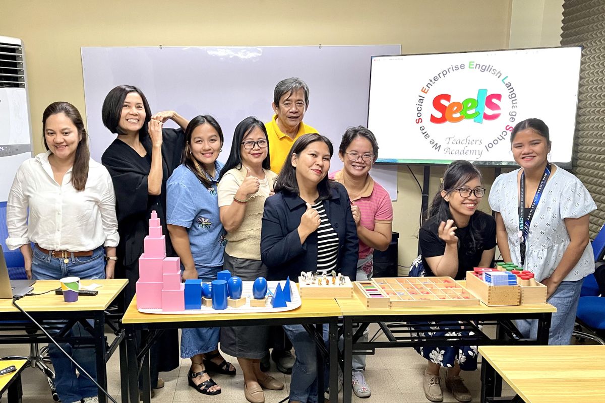 Montessori teacher training and prepared environment